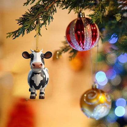 Cartoon Cow Animal Hanging Ornament