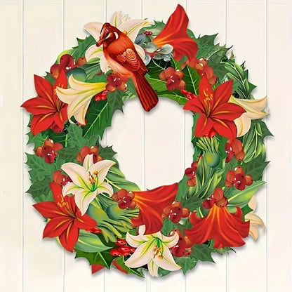 3D Pop-up Greeting Card Wreaths