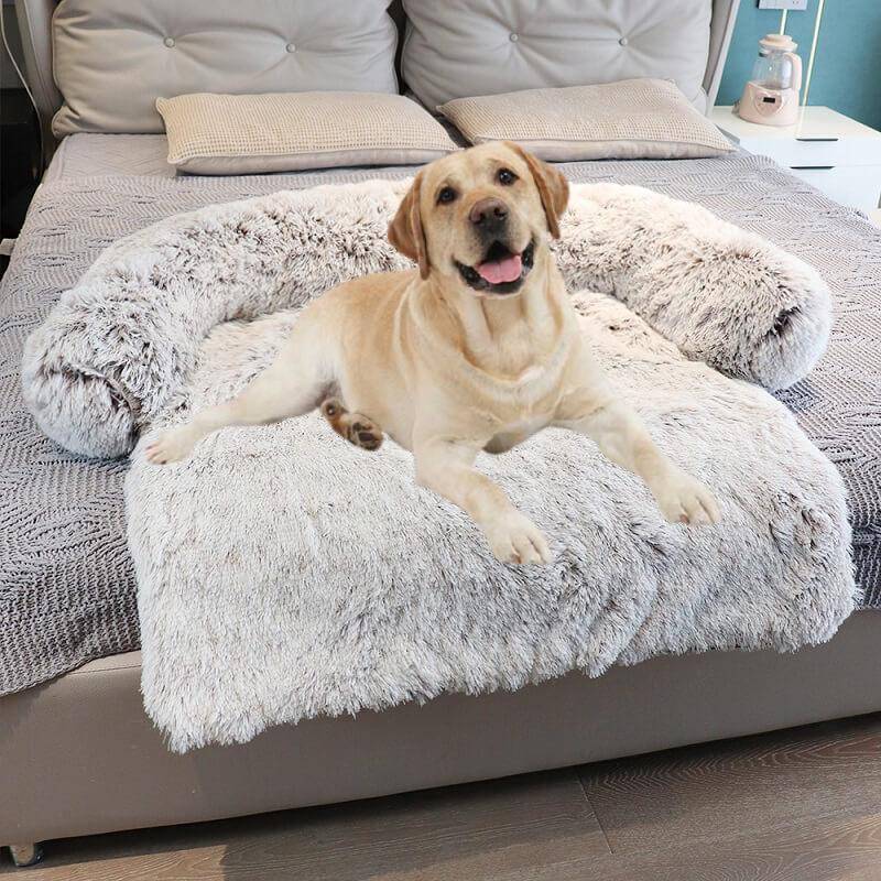 Upgraded Comfy Calming Dog/Cat Bed Furiture Protector