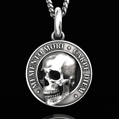 Memento Mori Skull Pendant