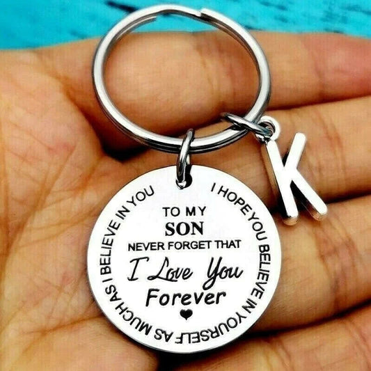 To My Son / Daughter I Love You Forever Keychain