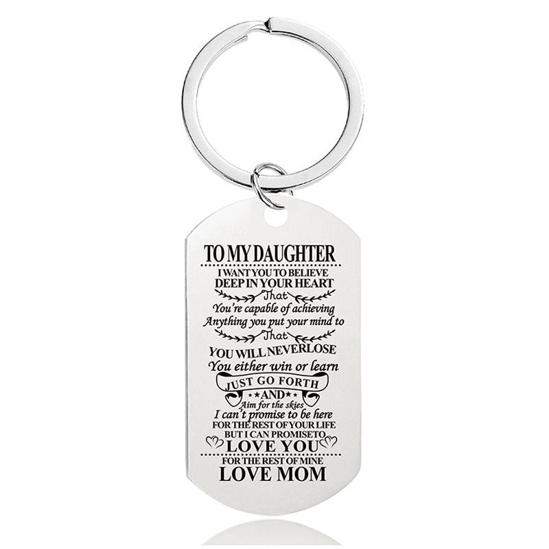 You Will Never Lose - Inspirational Keychain - A909