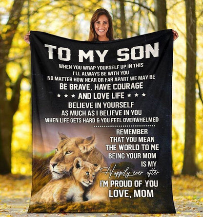 TO MY SON - PREMIUM BLANKET