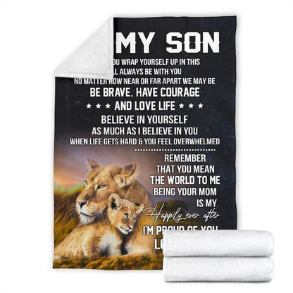 TO MY SON - PREMIUM BLANKET