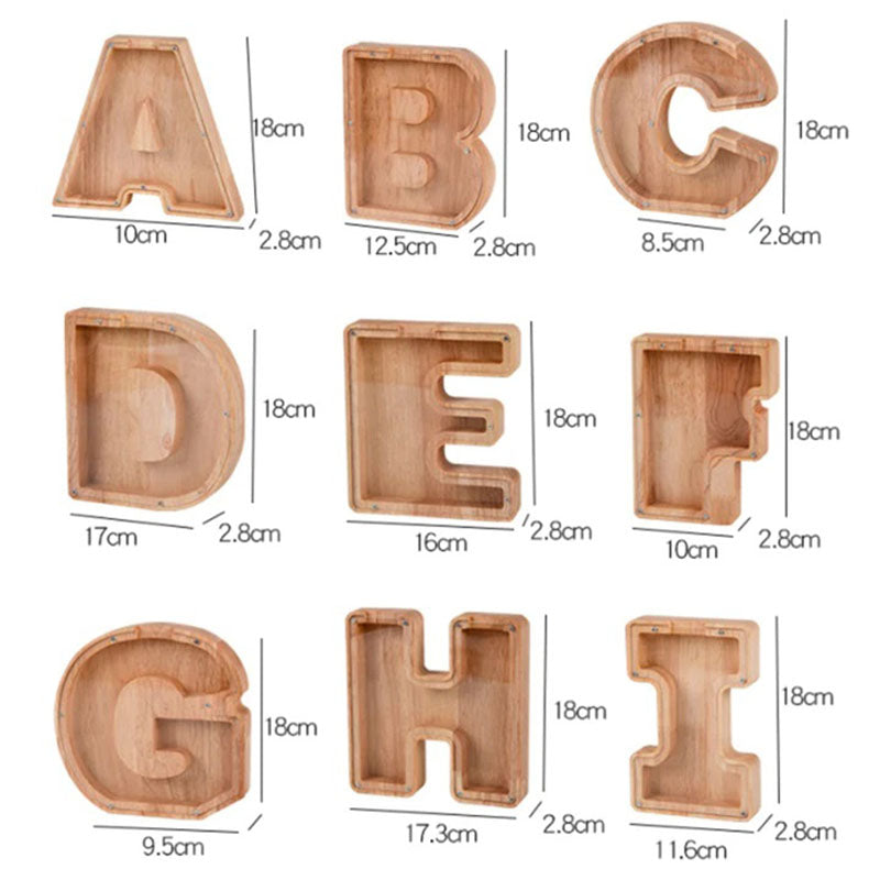 Personalized Wooden Letter Storage Jar🔥Buy 2 Free Shipping🔥