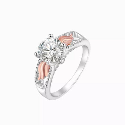 I'm a Wife to a Husband Circle Wings Memorial Ring - F453