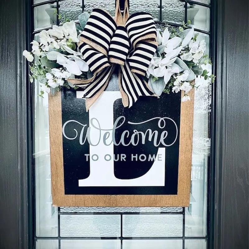 Welcome Front Door Wreath