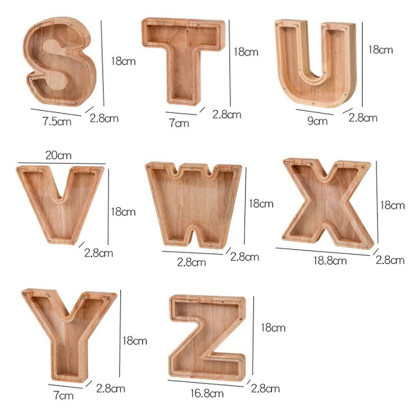 Personalized Wooden Letter Storage Jar🔥Buy 2 Free Shipping🔥