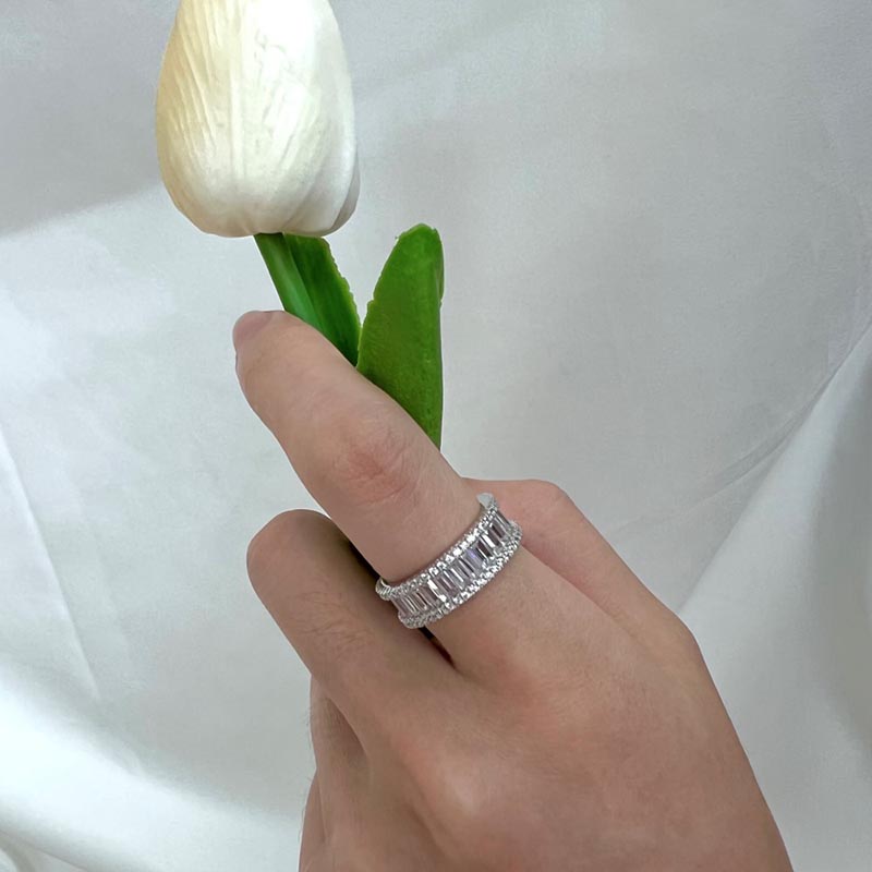 Baguette Cut Ring - 925