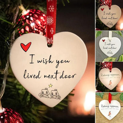 🎄Christmas Heart Hanging Ornament💝