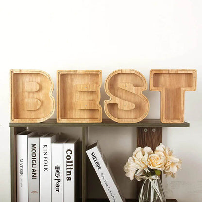 Personalized Wooden Letter Storage Jar🔥Buy 2 Free Shipping🔥