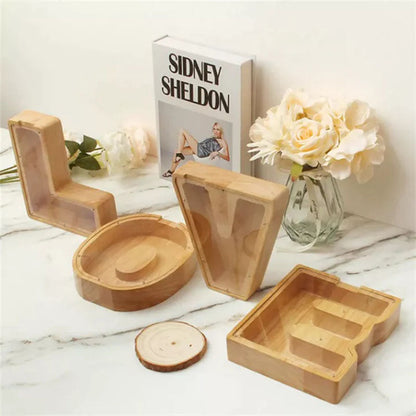 Personalized Wooden Letter Storage Jar🔥Buy 2 Free Shipping🔥