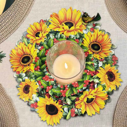 3D Pop-up Greeting Card Wreaths