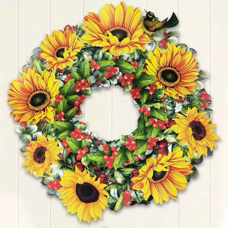 3D Pop-up Greeting Card Wreaths