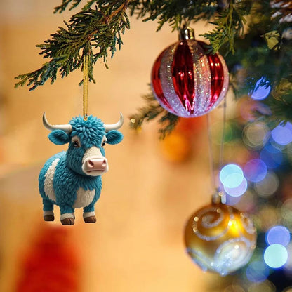 Cartoon Cow Animal Hanging Ornament