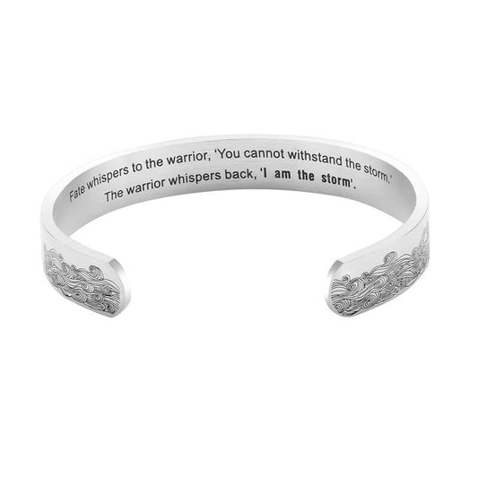 "Whisper I Am the Storm" Bracelet