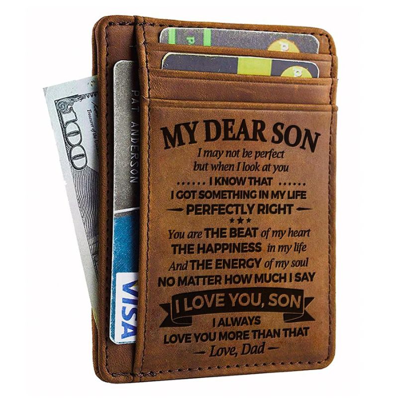 To My Dear Son - The Energy Of My Soul - Card Wallet