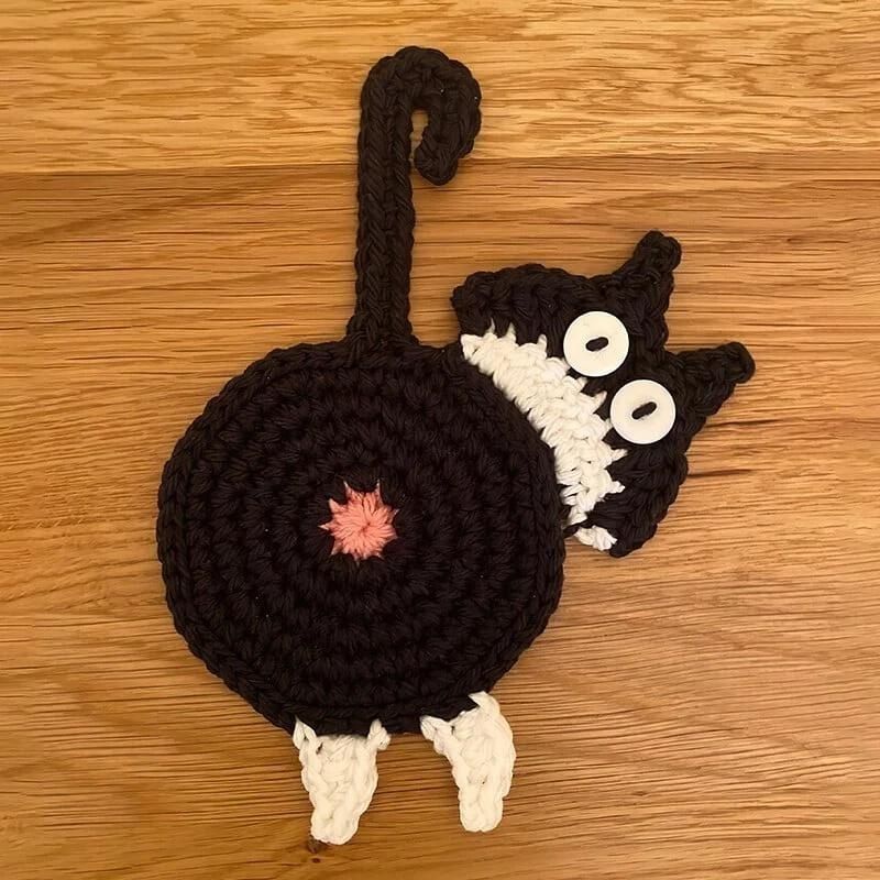 Cat Butt Coasters