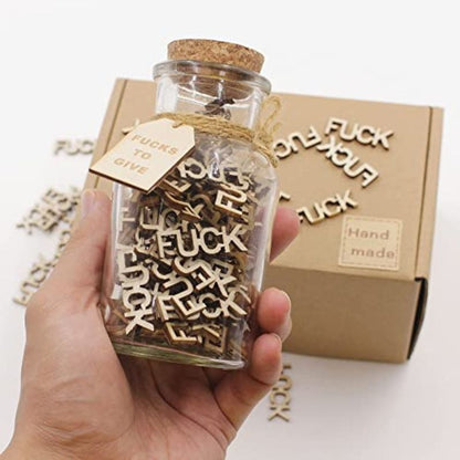 Jar of Fucks Gag Gift Jar Use Your Fucks Wisely