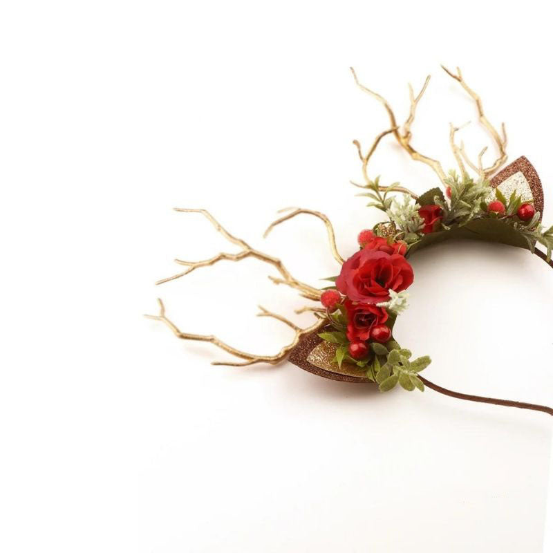 Reindeer Headband Christmas Reindeer Antler