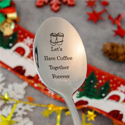 Cute Spoon - Let's Have Coffee Together Forever