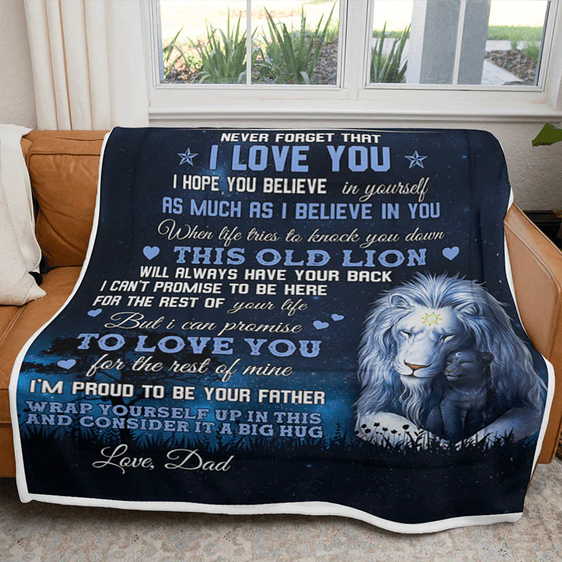 To My Son - From Dad - F008 - Premium Blanket