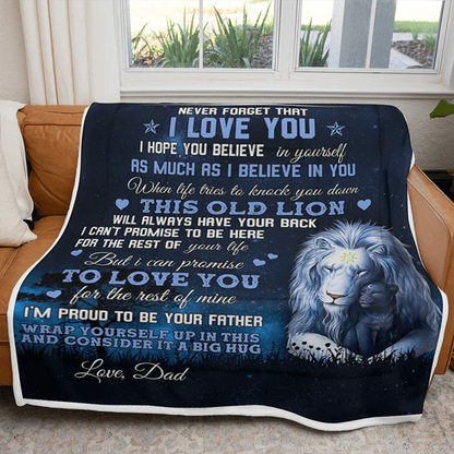 To My Son - From Dad - F008 - Premium Blanket