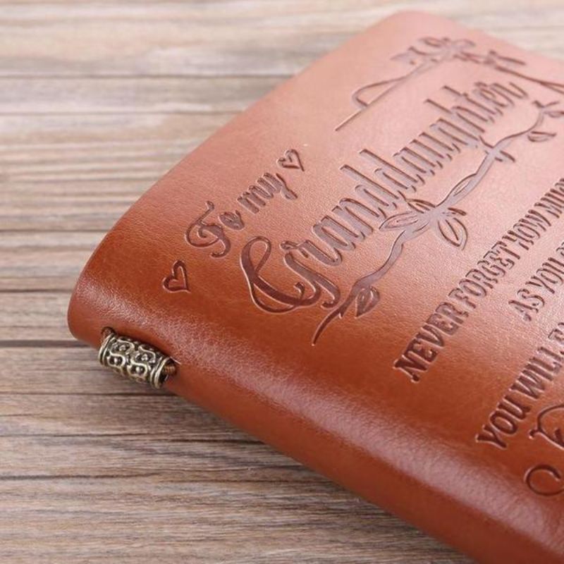 I'll Always Be with You - Engraved Leather Journal Notebook