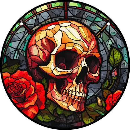 Skull Suncatcher Window Wall Hanging Ornament