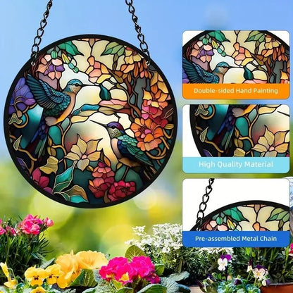 Hummingbird Suncatcher Window Wall Hanging Ornament