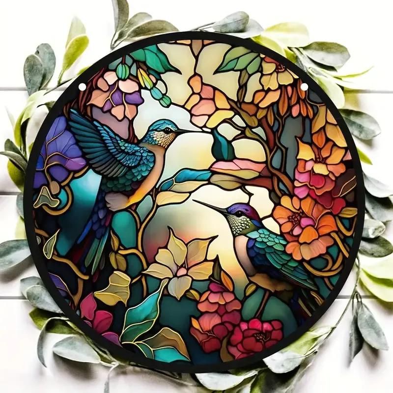 Hummingbird Suncatcher Window Wall Hanging Ornament