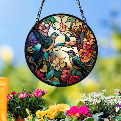 Hummingbird Suncatcher Window Wall Hanging Ornament