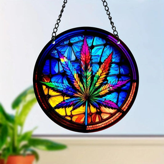 Leaves Suncatcher Window Wall Hanging Ornament