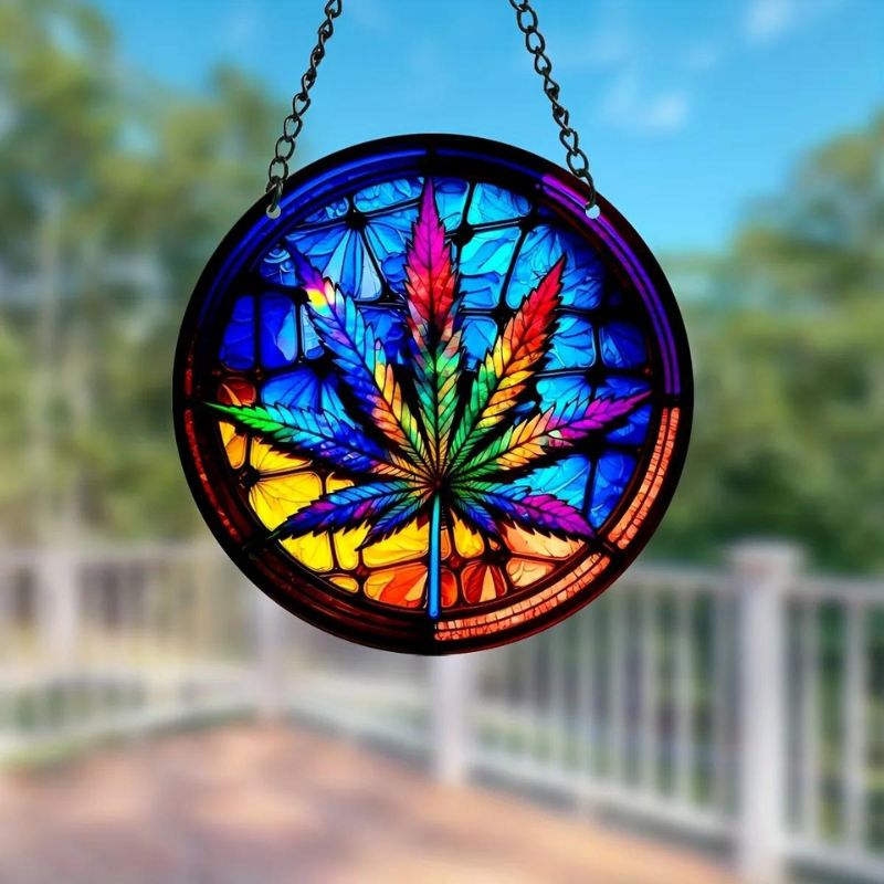 Leaves Suncatcher Window Wall Hanging Ornament