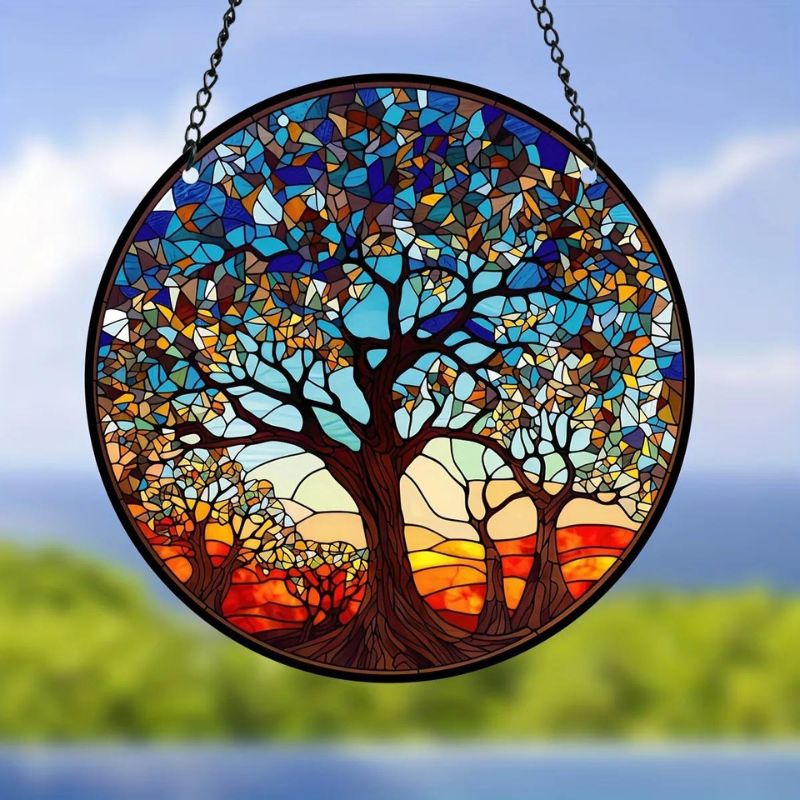 Tree Suncatcher Window Wall Hanging Ornament