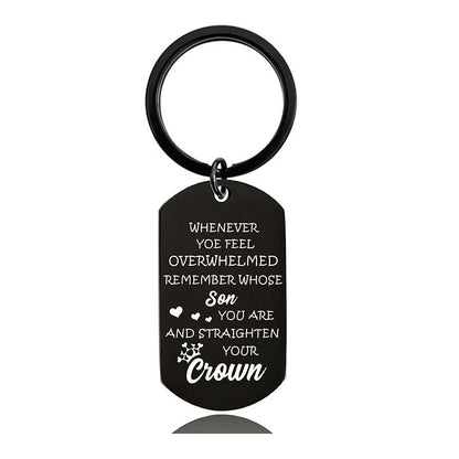 Whenever You Feel Overwhelmed - Inspirational Keychain - A916