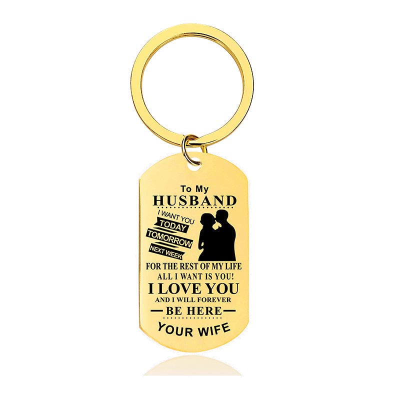 I Love You And I Will Forever Be Here - Inspirational Keychain - A913