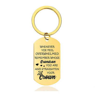 Whenever You Feel Overwhelmed - Inspirational Keychain - A916